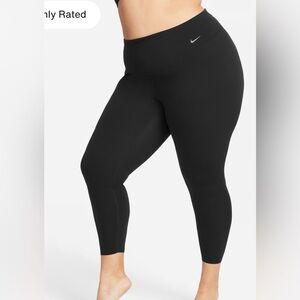 Nike Navy High-Waisted Leggings - 1X